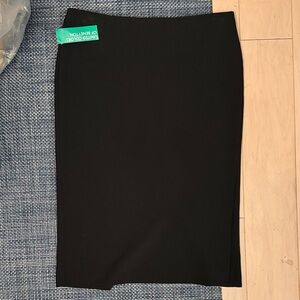 United Colors of Benetton Elegant Black Pencil Skirt